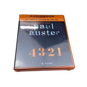 4321 Paul Auster Audio Book CD Unabridged Read By Author 37 Hours Compact Disc